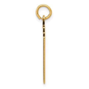 14k Enameled Royal Flush Playing Cards Charm — alternate view