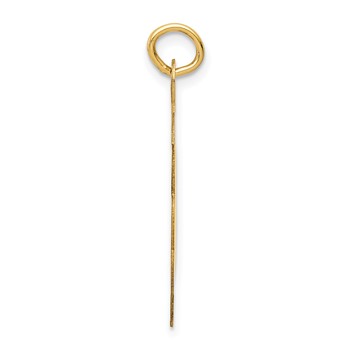 14k Wedding Bells 23mm Engravable Disc Charm — alternate view