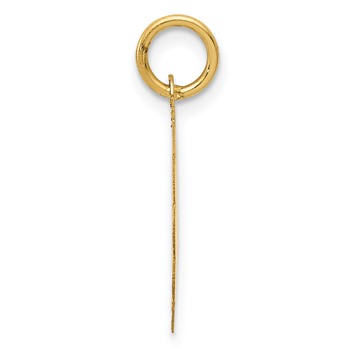 14k I LOVE YOU MORE THAN YESTERDAY LESS THAN TOMORROW Engravable Charm — alternate view