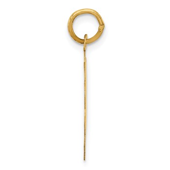 14K A DATE TO REMEMBER 18mm Engravable Disc Charm — alternate view