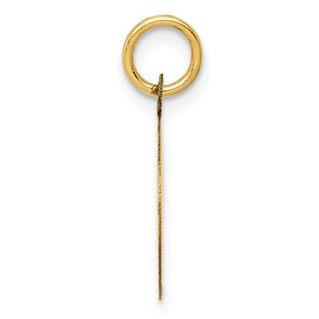 14K HAPPY ANNIVERSARY 13mm Engravable Disc Charm — alternate view