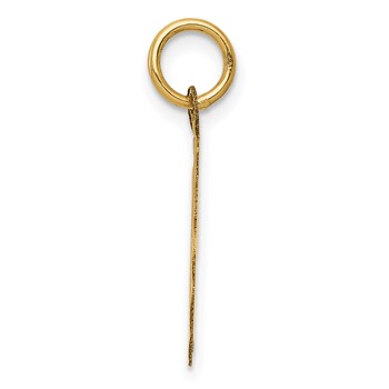 14K 5th ANNIVERSARY 16mm Engravable Disc Charm — alternate view