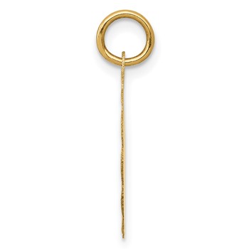 14K 10th ANNIVERSARY 16mm Engravable Disc Charm — alternate view