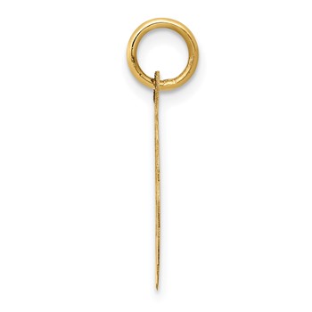 14k #1 GRANDPA 16mm Engravable Disc Charm — alternate view