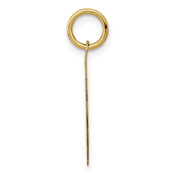 14K #1 GODFATHER 19mm Engravable Disc Charm — alternate view