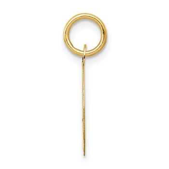 14k SWEET 16 Engravable 12mm Disc Charm — alternate view