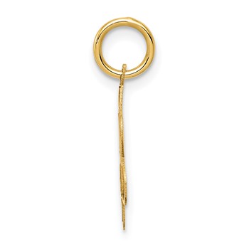 14k SWEET 16 Engravable Disc Charm — alternate view