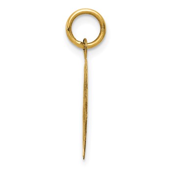 14k SWEET 16 Engravable 15mm Disc Charm — alternate view