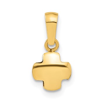14k Cross Style Pendant