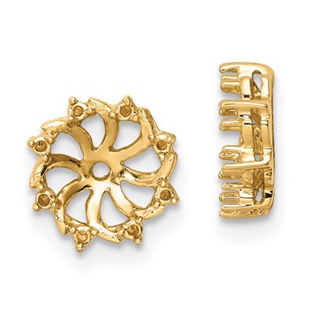 14k Diamond Earring Jacket Mountings