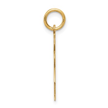 14k The Kids Small It's a Girl Engravable Hugs Charm — alternate view