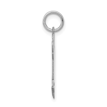 14k White Gold The Kids Small Boy with Haircut Engravable Joy Charm — alternate view