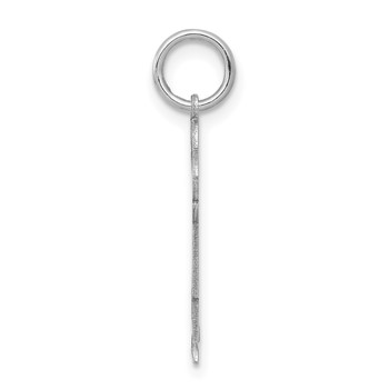 14k White Gold The Kids Small Boy with Haircut Engravable Love Charm — alternate view