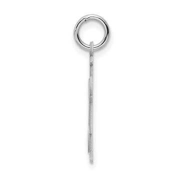 Sterling Silver Rhodium-plated Kiss Kid Charm — alternate view