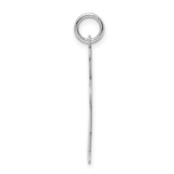 Sterling Silver Rhodium-plated Hugs Kid Charm — alternate view