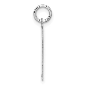 Sterling Silver Rhodium-plated Kid Charm — alternate view