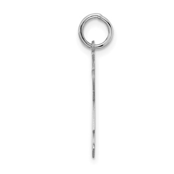 Sterling Silver Rhodium-plated Kid Charm — alternate view