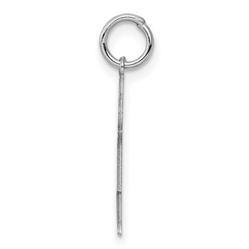 Sterling Silver Rhodium-plated Kid Charm — alternate view