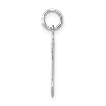 Sterling Silver Rhodium-plated Kid Charm — alternate view