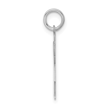 Sterling Silver Rhodium-plated Kid Charm — alternate view