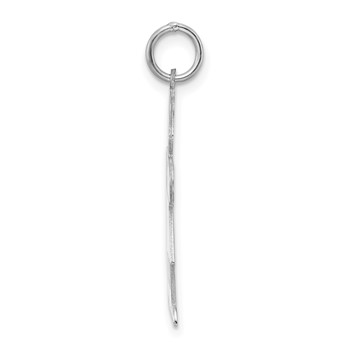 Sterling Silver Rhodium-plated Kid Charm — alternate view