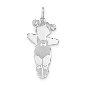 Sterling Silver Prima Ballerina Cuddle Charm