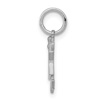 14k White Gold The Kids Mini Girl Joy Charm — alternate view