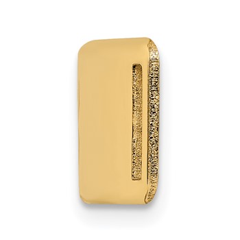 14K 39x10mm Centered Red Epoxy Enameled Medical ID Plate # 820 — alternate view