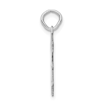 14kw .018 Depth Engravable Girl Charm — alternate view