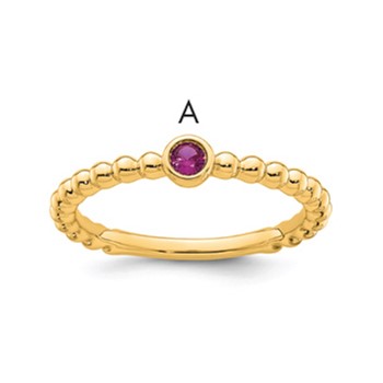 14k 1 Birthstone Mother's Ring Mounting
