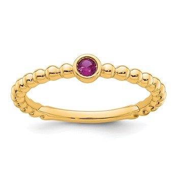 14k 1 Birthstone Mother's Ring Mounting — alternate view