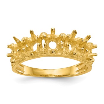 14kw 5 Stone Family Ring Mounting