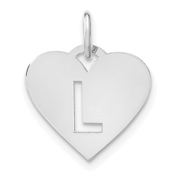 14kw Initial Letter L Initial Charm