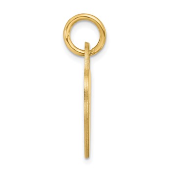 Sterling Silver/Gold-plated Small Heart Animal Information Tag — alternate view