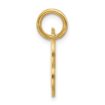 Sterling Silver/Gold-plated Small Bone Animal Information Tag — alternate view