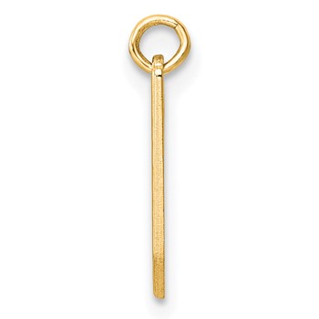 10k Yellow Gold Lower-case Letter Y Epoxy Initial Charm — alternate view