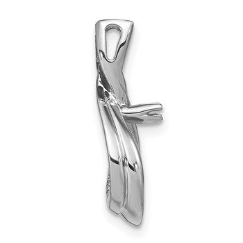 14k White Gold Pearl Pendant Mounting — alternate view