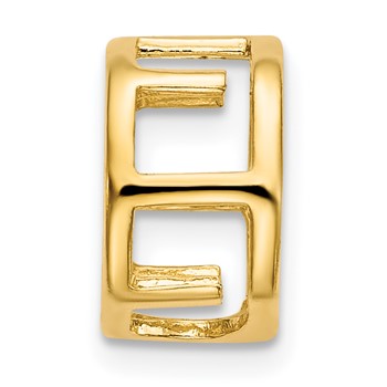 14k 6mm Round Stone Bezel Pendant Mounting — alternate view