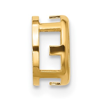 14k 7mm Round Stone Bezel Pendant Mounting — alternate view