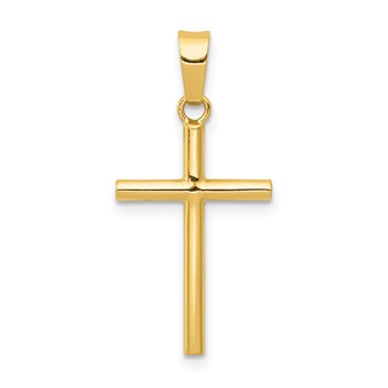 14k Polished Cross Pendant