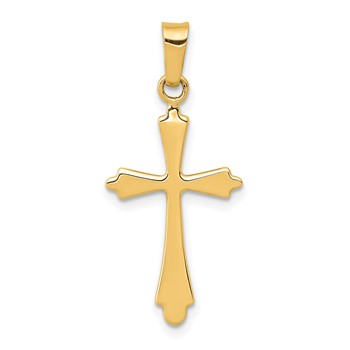 14k Polished Cross Pendant