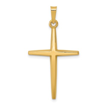 14k Polished Latin Cross Pendant