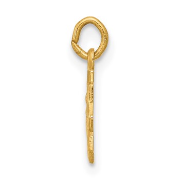 14k Blessed Virgin Mary Charm — alternate view