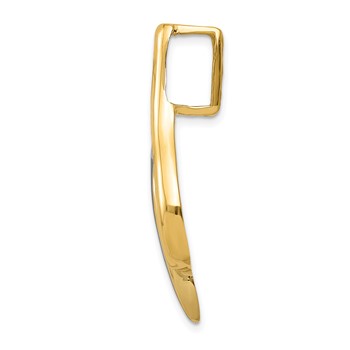 14k Two-tone Peg-Set Fancy Slide Mounting Fits up to 6mm Regular/8mm Fancy or Reversible Omega — alternate view