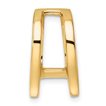 14k Holds 6mm Stone Slide Mounting Fits up to 6mm Regular/8mm Fancy or Reversible Omega