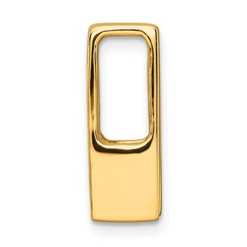 14k Holds 7.5mm Stone Slide Mounting Fits up to 6mm Regular/8mm Fancy or Reversible Omega — alternate view