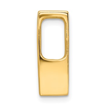 14k Holds 6mm Stone Slide Mounting Fits up to 6mm Regular/8mm Fancy or Reversible Omega — alternate view