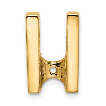 14k Holds 5.25mm Stone Slide Mounting Fits up to 6mm Regular/Fancy/Reversible Omega
