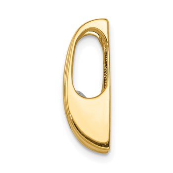 14k Holds 5.25mm Stone Slide Mounting Fits up to 6mm Regular/8mm Fancy or Reversible Omega — alternate view