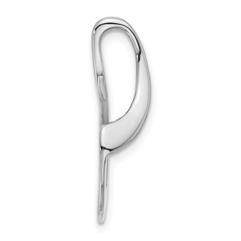 14k White Gold Peg-Set Fancy Slide Mounting Fits up to 6mm Regular/8mm Fancy or Reversible Omega — alternate view